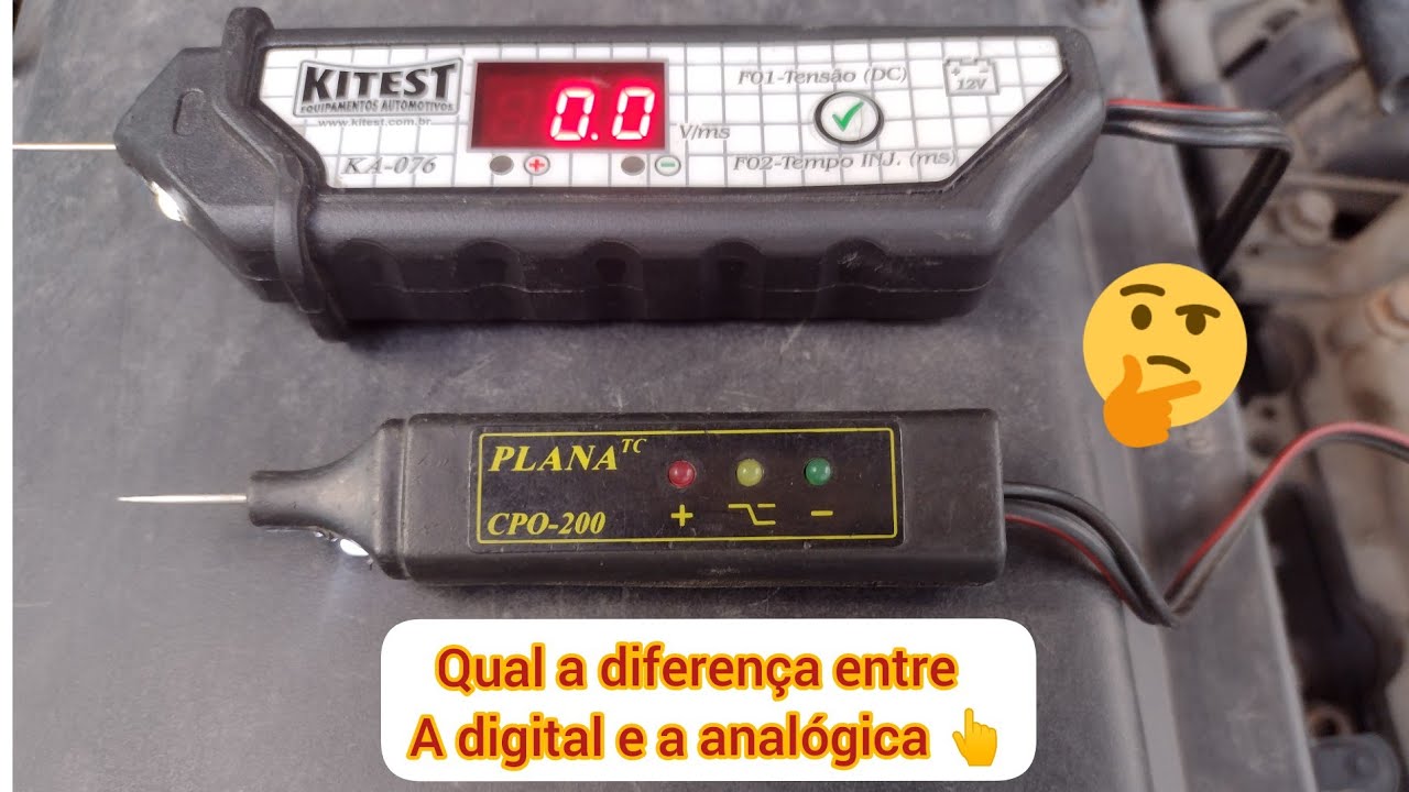 Caneta de polaridade digital e analógica. Conheça as principais diferenças.