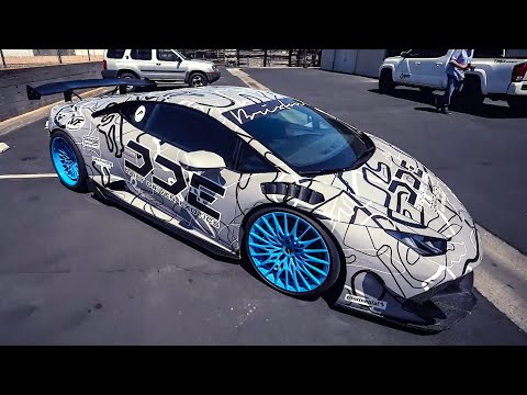 DELIVERY DAY! SUPERCHARGED LAMBORGHINI WITH CHASSIS MOUNTED WING & CANARDS Video