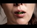 Aloe Vera Chewing Sounds Intense Mouth Close Up ASMR　 Asmr Satisfying Asmrsounds Fruit