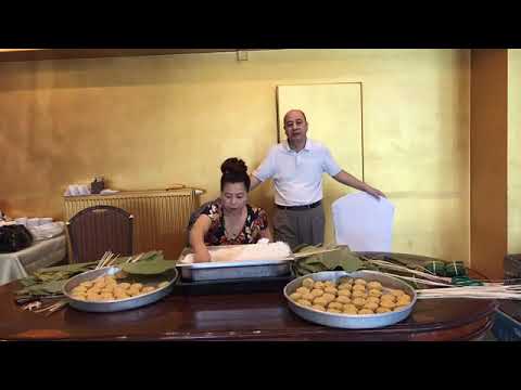 TBT VIET-BAO.DE GÓI BÁNH CHƯNG CHAY TẠI NHÀ HÀNG ĐÔNG ĐÔ