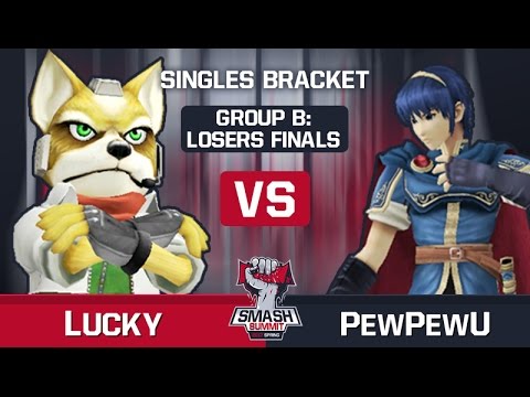 Lucky vs PewPewU - Melee Singles: Group B - Smash Summit Spring 2017