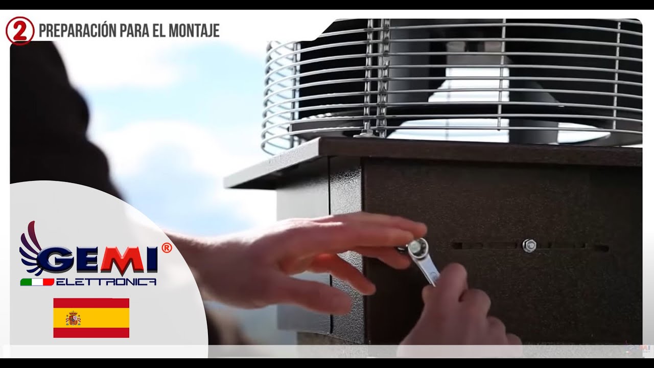 Extractor De Humo Para Chimenea Sombrero Extractor Barbacoa - Vídeo de instrucciones de montaje Gemi