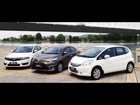 DRIVEN #1: Toyota Vios vs Proton Suprima S vs Honda Jazz Hybrid