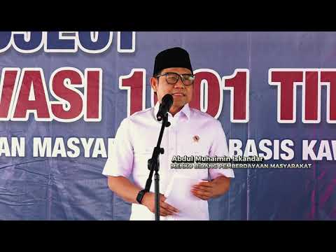 PILOT PROJECT DAN AKTIVASI 1001 TITIK - MENKO PEMBERDAYAAN MASYARAKAT