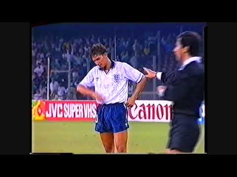 Lineker scores 2 penaltys for England vs Cameroon 01 07 1990 online video cutter com