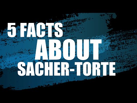 5 FACTS ABOUT SACHER-TORTE THAT WILL BLOW YOUR MIND! On this Day