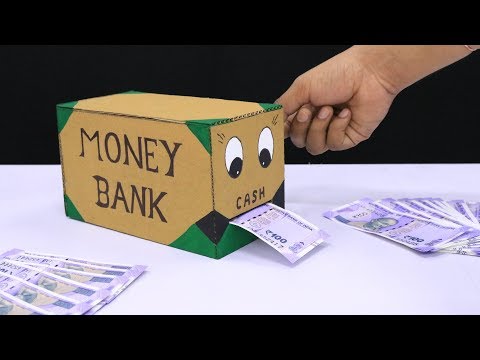 How to Make Personal Bank Saving Cash with Safe Lock