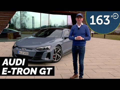 2021 Audi e-tron GT | Test und Fahrbericht | Kemoragrau mit Stoff Kaskade (Vegan) |163 Grad