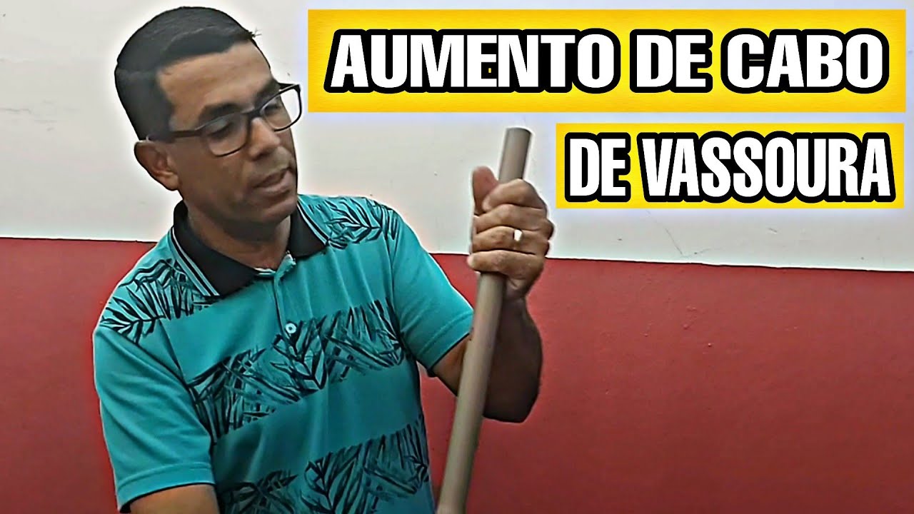 CHEGA DE DOR NA COLUNA AUMENTA SEU CABO DA VASSOURA COM CANO PVC ETC /CHEF DA CASA RECEITAS