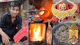 Inside Artificial Jewellery Manufacturing | Gold & Brass Making Step b