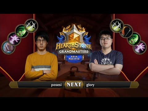Posesi vs glory | 2021 Hearthstone Grandmasters Asia-Pacific | Semifinal | Season 2 | Playoffs