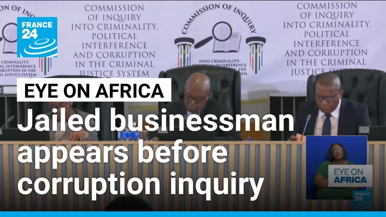 Jailed South African businessman appears before corruption inquiry • FRANCE 24 English