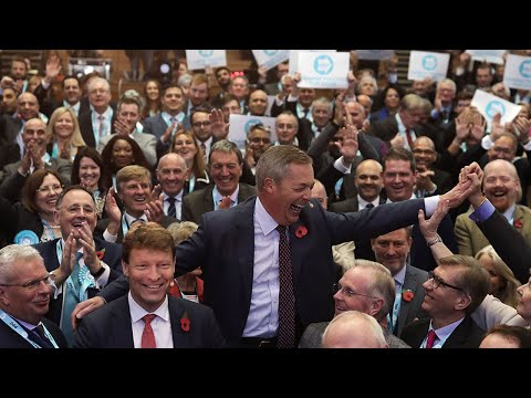 Watch again: Nigel Farage reveals Brexit Party's 600 general election candidates