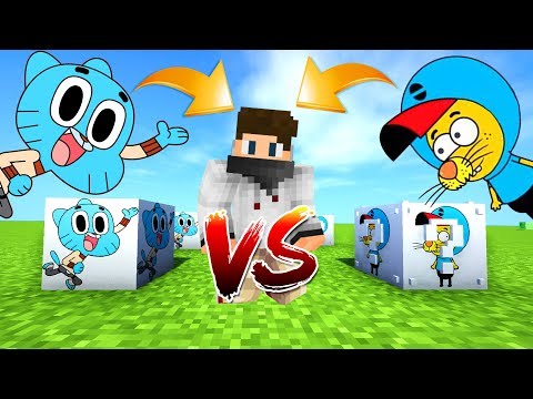 GUMBALL VS KRAL ŞAKİR ŞANS BLOKLARI - Minecraft