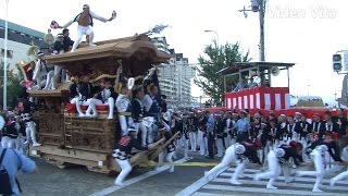 preview picture of video '2014岸和田だんじり祭 本宮午後ダイジェスト８ Kishiwada Danjiri Festival'