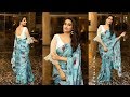 Manjusha In Saree At Roshagadu Telugu Movie Pre Release Event