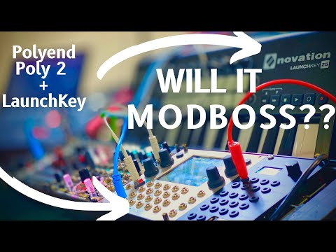 Can Polyend Poly 2 and  Novation LaunchKey Modulate like a BOSS? Midi mapping to cv