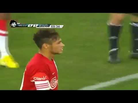 Amazing Goal By Neymar (02 07 2013)  Messi vs Rest World 8 - 5 Stars Friends