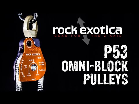 Rock Exotica P53 Omni-Block Swivel Pulley, 2.0" 