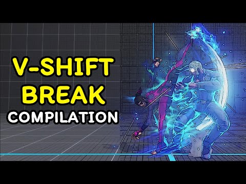 V-SHIFT BREAK Compilation - Street Fighter V Champion Edition