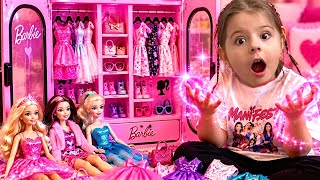 BARBİE NIN SİHİRLİ GARDIROPU😱🪄| EVDE OYUN VE ÇOCUK VİDEOLARI