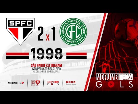 São Paulo 2x1 Guarani - Brasileiro - Rodada 02 - 02/08/1998