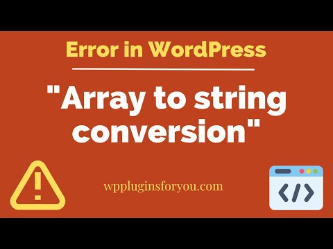 Wordpress Converting Array To String Issue
