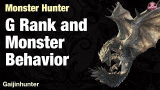 Monster Hunter: G rank Monster Behavior