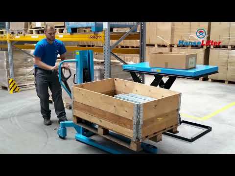 Hanselifter Hochhubwagen PHK0809 mit Kippfunktion Hubhöhe 900mm Tragkraft 800kg-youtube_img