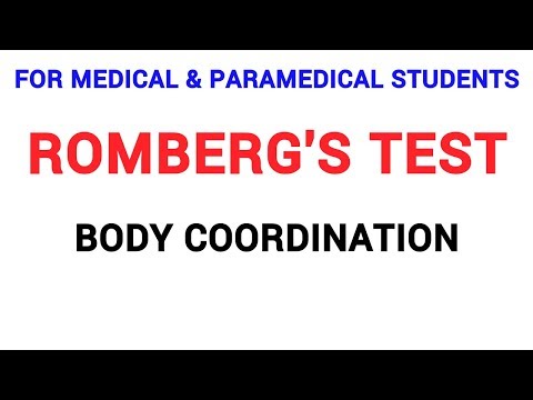 ROMBERG'S TEST | CLINICAL LAB | PHYSIOLOGY