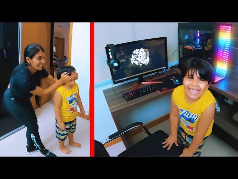 CHEFINHO GANHOU UM PC GAMER - Surpresa pro Chefinho