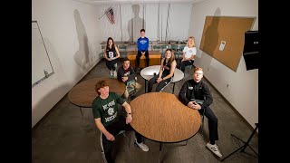 BTS video of Morning Sentinel staffer Michael G. Seamans shooting the athletes of the year portrait