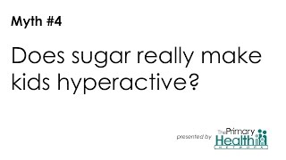 preview picture of video 'Medical Myths with Scott Joyce, CRNP. Myth #4 - Does sugar cause hyperactivity?'