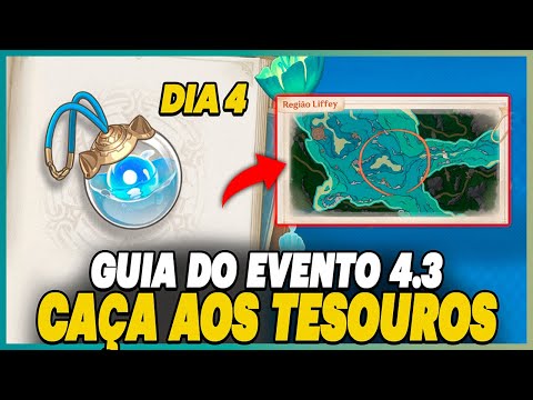Guia do Evento 4.3 | Região Liffey | Caça Aos Tesouros Dia 4 | GENSHIN IMPACT