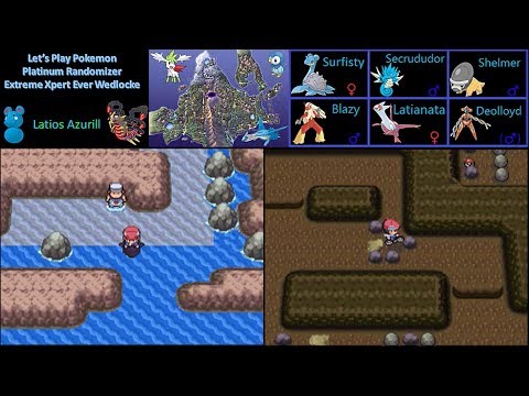 Pokemon Platinum Randomizer Extreme Xpert Ever Wedlocke:  Part 22 - Surfing to Victory