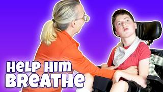Can’t Do Breathing Exercises? Try This Instead 🌬️💙 | Severe Cerebral Palsy Pediatric PT #13