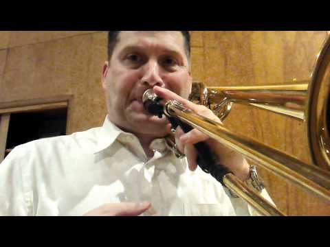 High and low range on the trombone