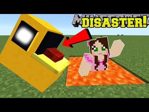Minecraft: SURVIVE THE PACMAN DISASTERS!! (EATEN BY PACMAN & EXPLOSIVE FRUIT!) - Mini-Game
