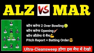 ALZ vs MAR Dream11 Prediction, MAR vs ALZ Dream11, ALZ vs MAR, ALZ vs MAR Player Stats
