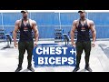 CHEST + BICEPS at PRO GYM