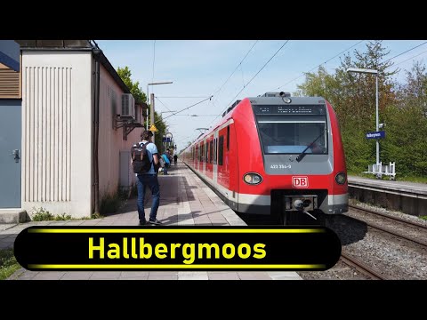 S-Bahn Station Hallbergmoos - Munich 🇩🇪 - Walkthrough 🚶