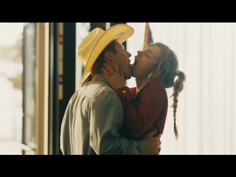 Outer Range 1x08 Weird Kiss Scene - Luke and Autumn