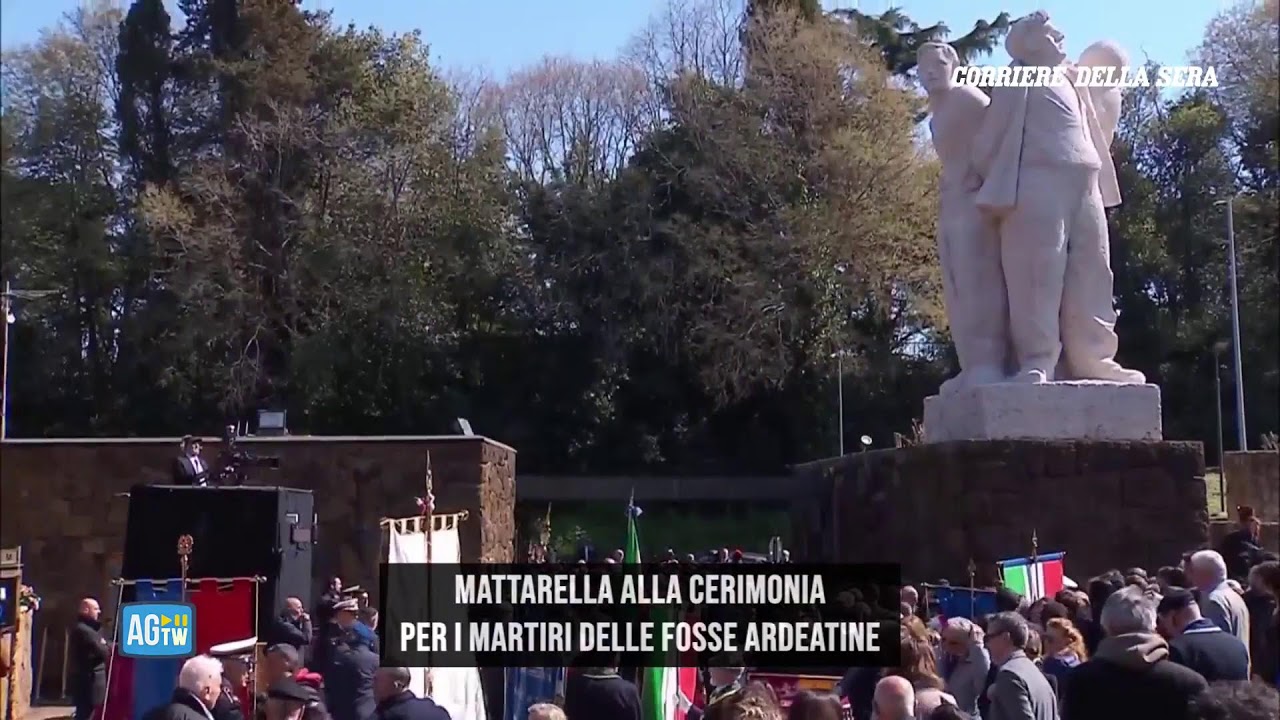 Mattarella ricorda i martiri delle Fosse Ardeatine