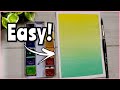 HOW TO BLEND WATERCOLOR EASILY | how to use watercolor | watercolor blending tutorial