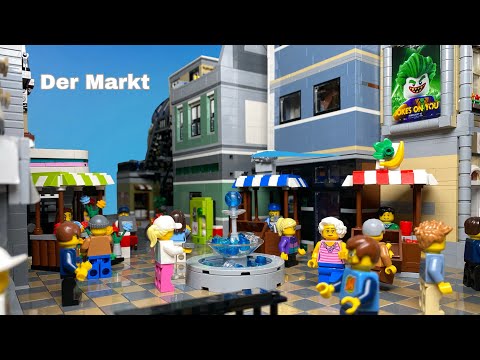 Lego-Stadt (Teil 49) Stand für Stand – Der Markt