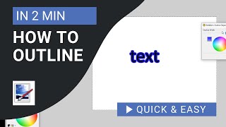Paint.net Turorial: How To Outline Text In Paint.net