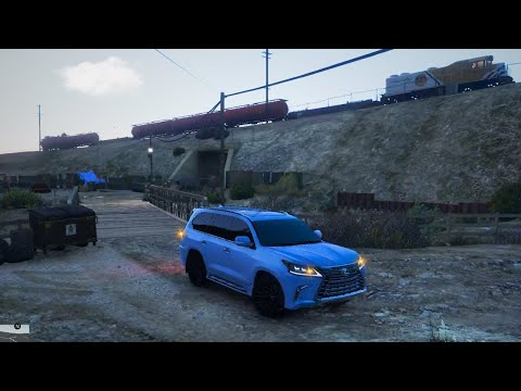 2021 Lexus LX 570 Super Sport | POV Drive - GTA 5 Steering Wheel - Logitech G29 Gameplay