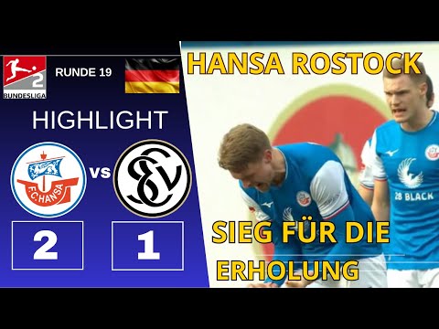 FC Hansa Rostock 2-1 SV Sport Vereinigung 07 Elver...