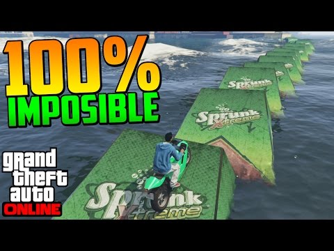 100% IMPOSIBLE!!! SÚPER MEGA ULTRA DIFICIL SALTO!! - Gameplay GTA 5 Online Funny Moments (GTA 5 PS4)