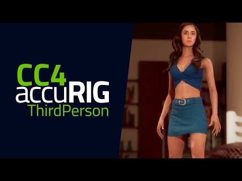 AccuRIG & Character Creator 4 - THIRDPerson  in UnrealEngine 5.1